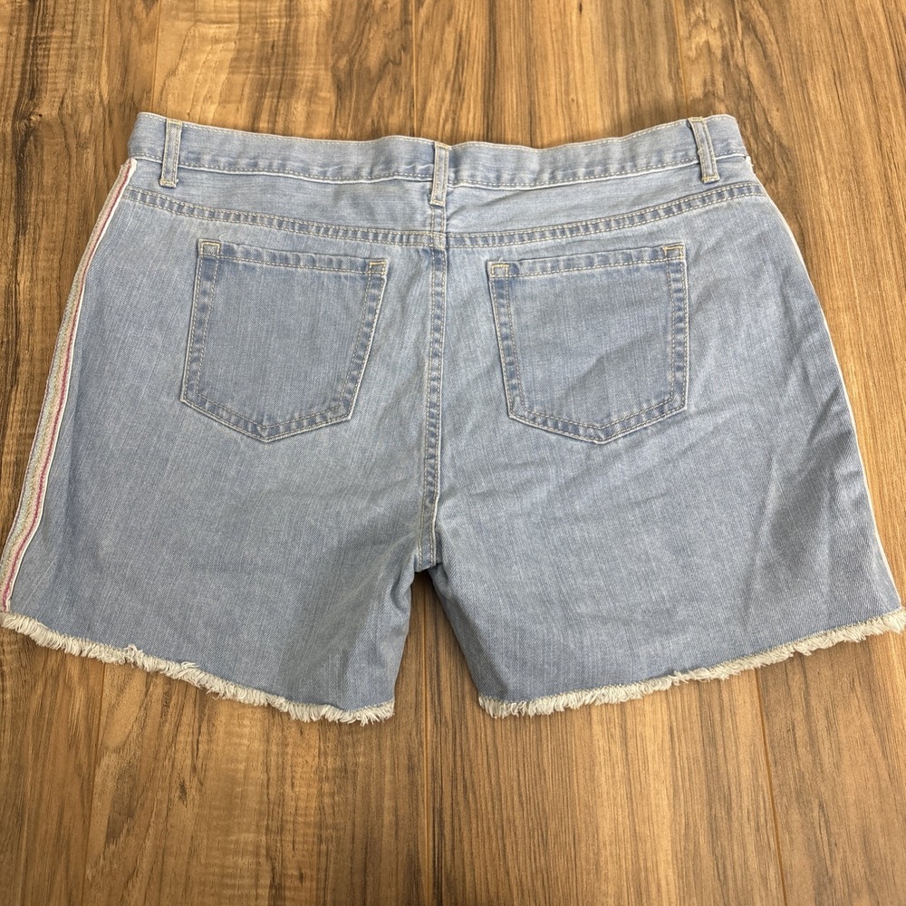 The Children's Place Girls Shorts Size 10 Plus Light Blue Cut Off NWT - Picture 5 of 9